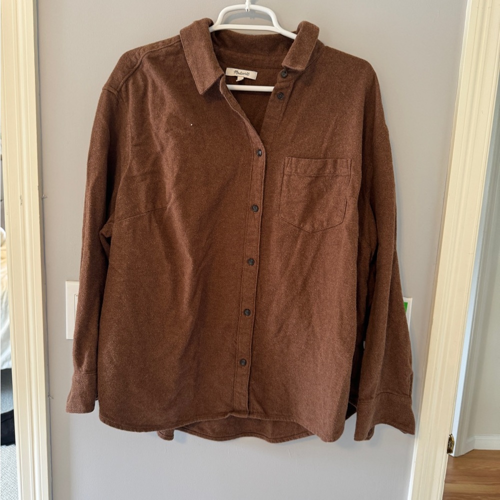 Madewell Soft Flannel Button up